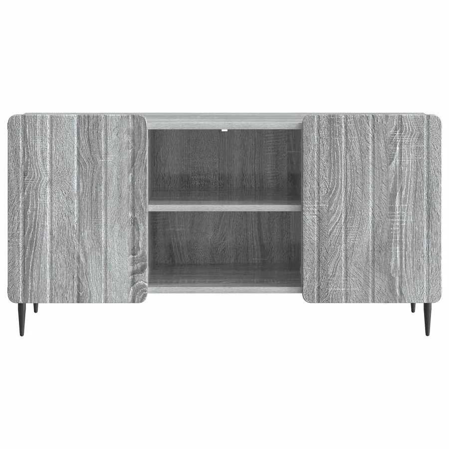 Meuble TV Sonoma gris 102 x 34,5 x 52 cm Bois d'ingénierie - 6