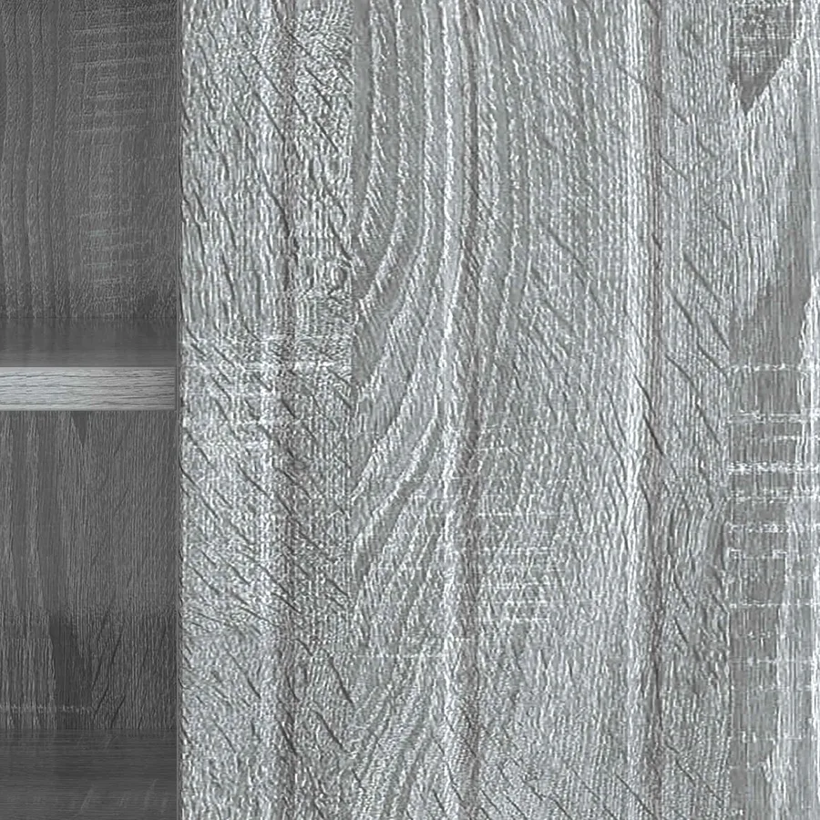 Meuble TV Sonoma gris 102 x 34,5 x 52 cm Bois d'ingénierie - 8