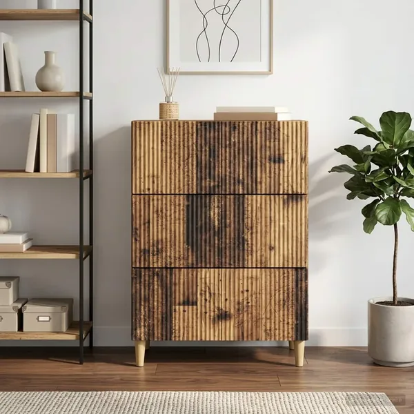 Armoire à tiroirs Bois ancien 66 x 34,5 x 90 cm
