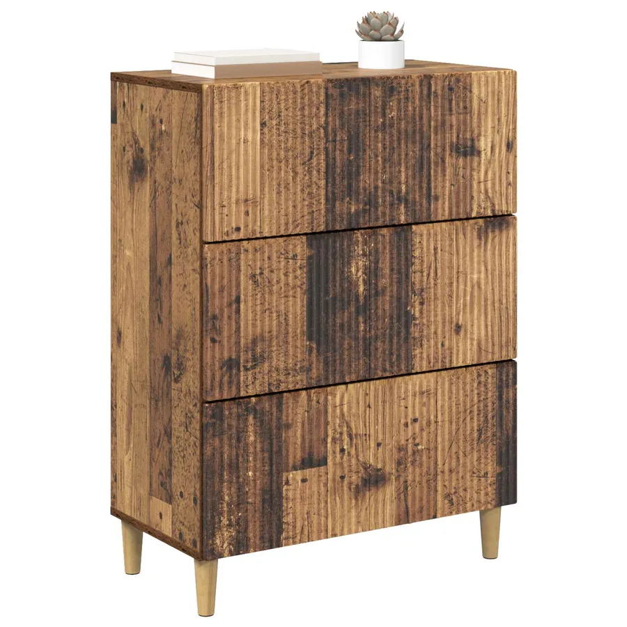 Armoire à tiroirs Bois ancien 66 x 34,5 x 90 cm - 3