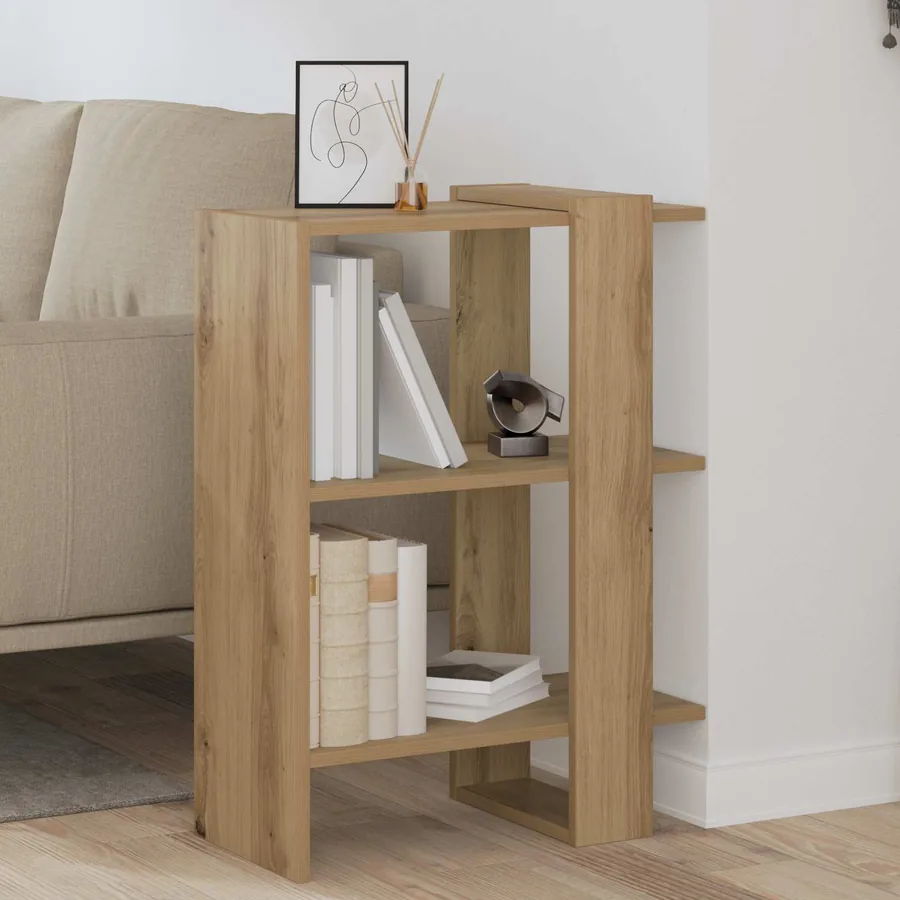 Étagère 2 niveaux 52 x 25 x 71,5 cm Bois d'ingénierie