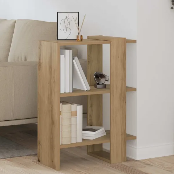 Étagère 2 niveaux 52 x 25 x 71,5 cm Bois d'ingénierie