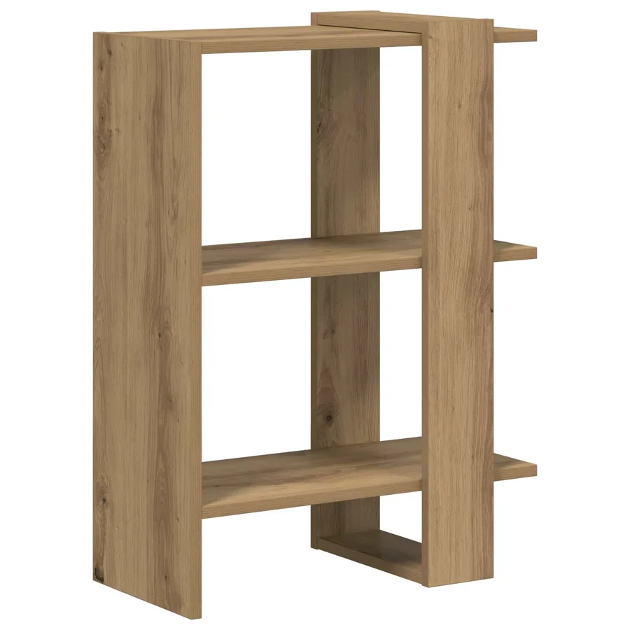 Étagère 2 niveaux 52 x 25 x 71,5 cm Bois d'ingénierie - 2