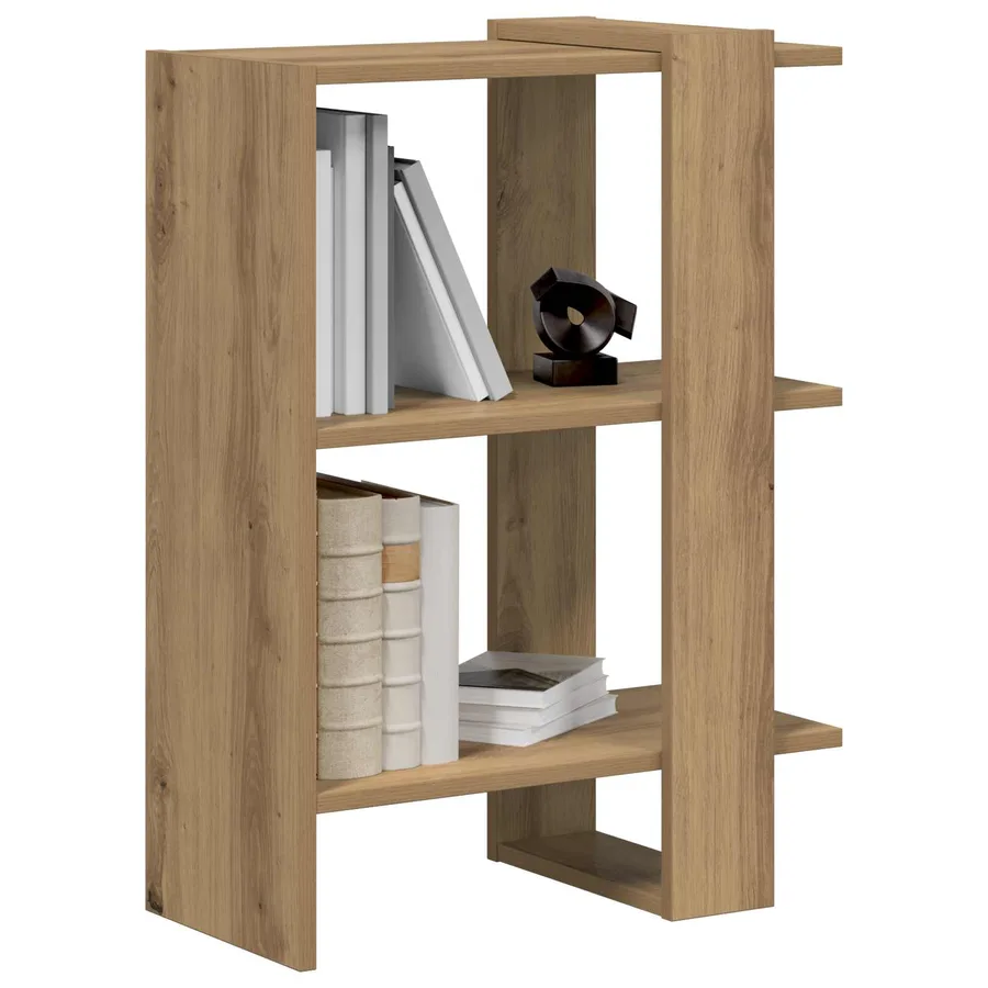 Étagère 2 niveaux 52 x 25 x 71,5 cm Bois d'ingénierie - 3