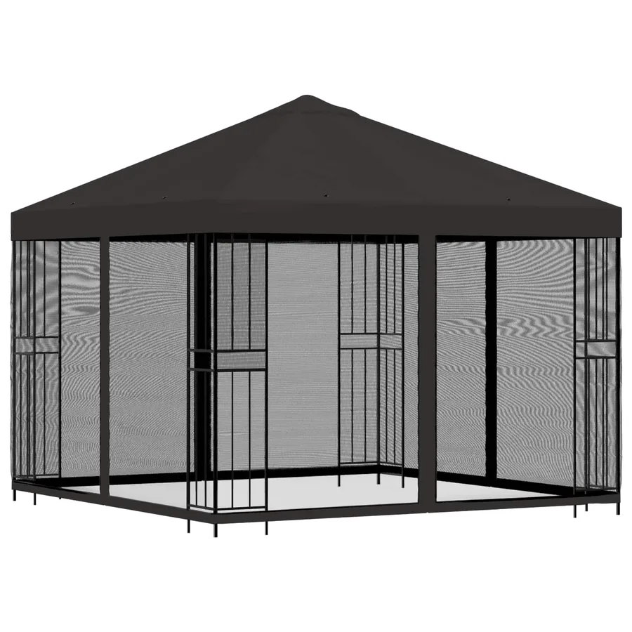Abri de jardin avec parois 3 x 3 m Anthracite - 3