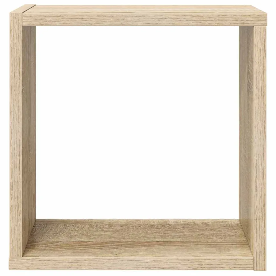Étagères cube murales 2 pcs chêne sonoma 30x15x30 cm - 6