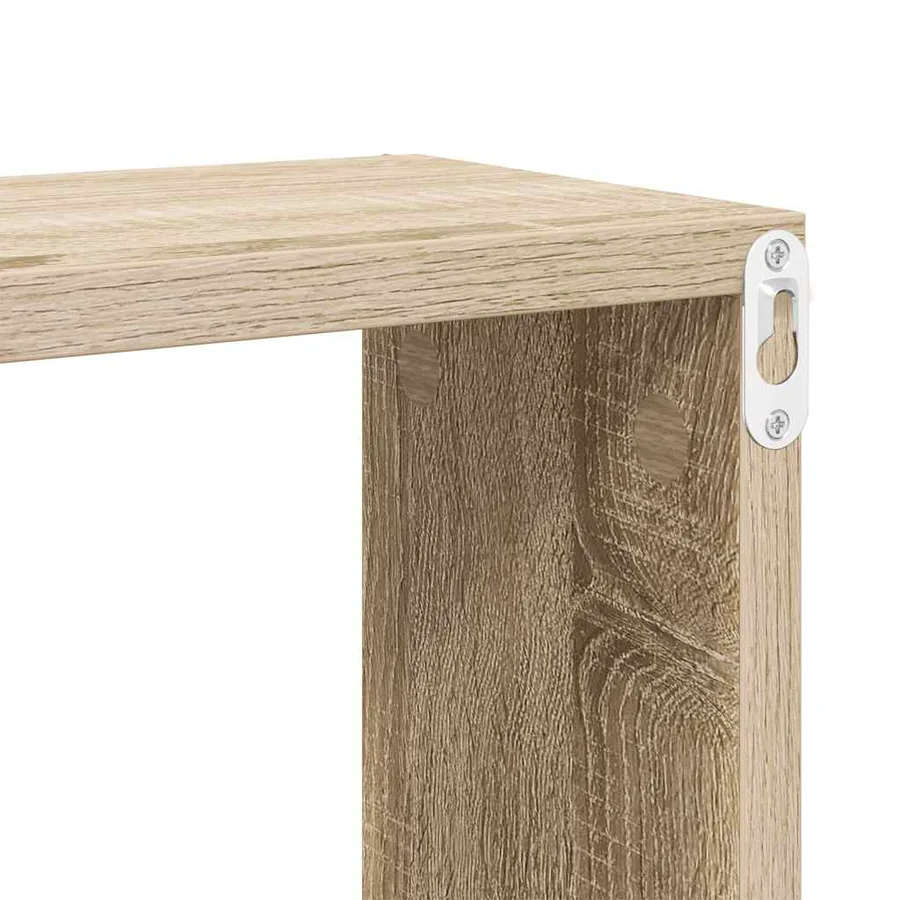 Étagères cube murales 2 pcs chêne sonoma 30x15x30 cm - 9