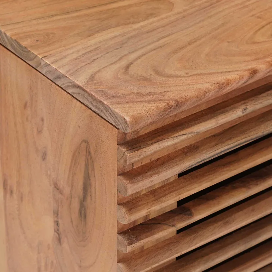 Boîte de rangement avec stockage Naturel 85 x 40 x 46 cm - 8