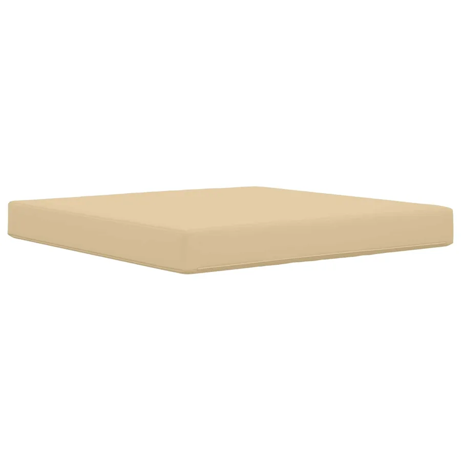 Coussin de canapé d'extérieur Beige 80 x 80 x 8 cm Polyester - 5