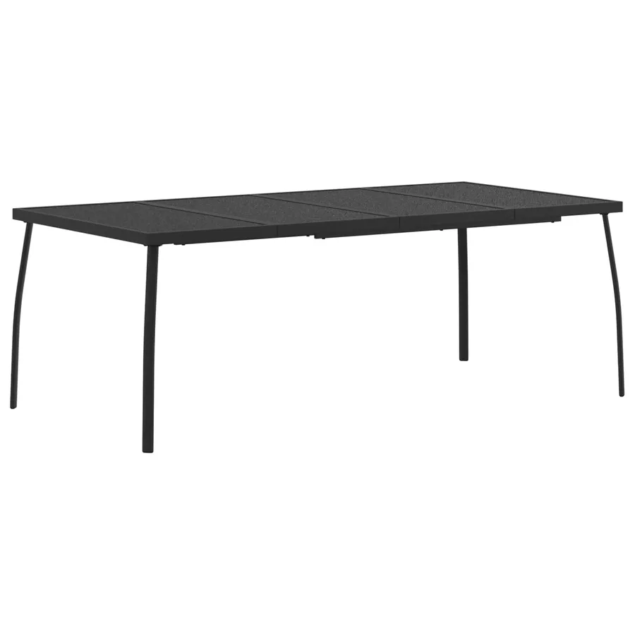 Ensemble de meubles d'extérieur 7 pcs Anthracite Fer et Acier - 5