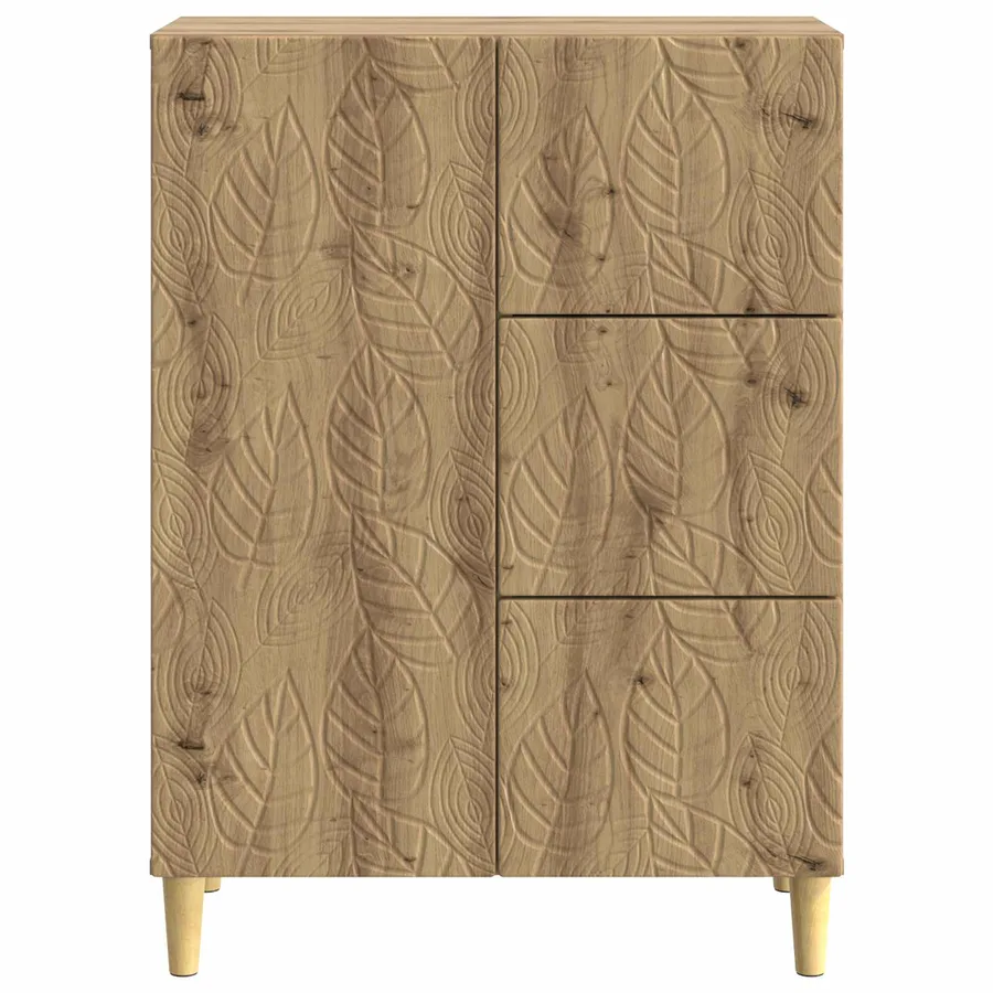 Buffet Chêne artisanal 66 x 34,5 x 90 cm Bois d'ingénierie - 5