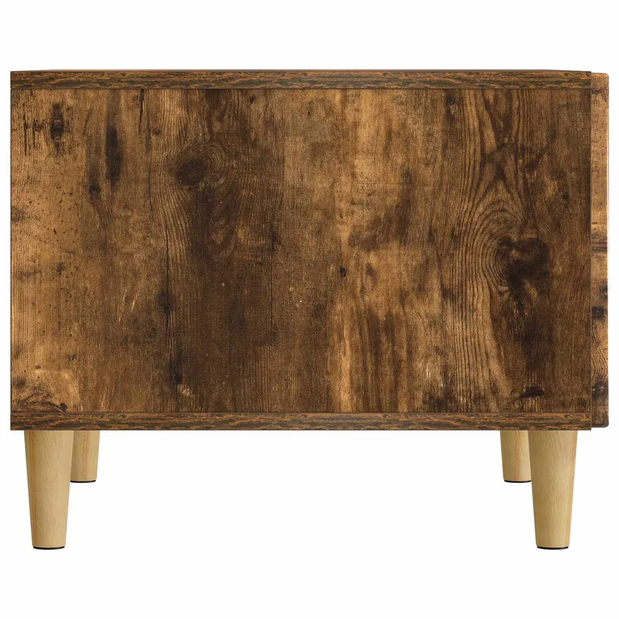 Table basse Chêne fumé 49 x 50 x 40 cm Bois d'ingénierie - 6
