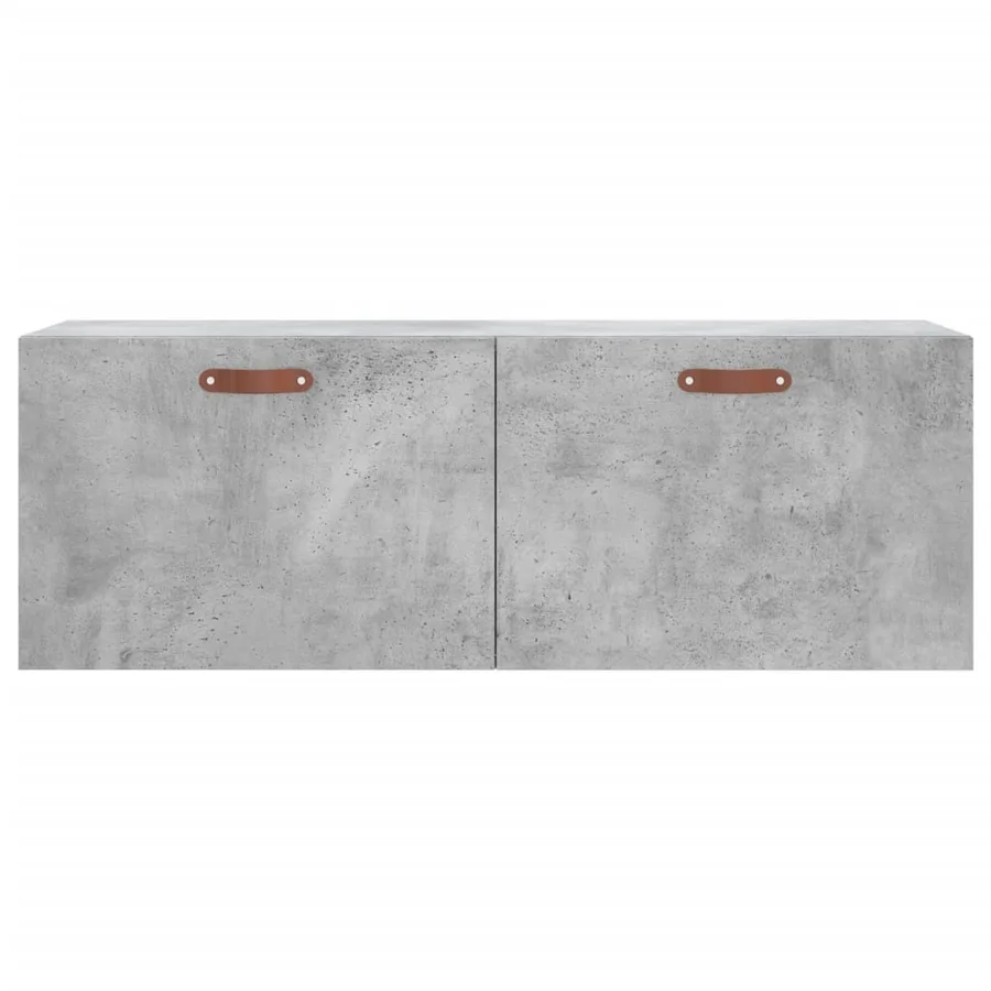 Armoire murale gris béton 100x36,5x35 cm bois d'ingénierie - 3