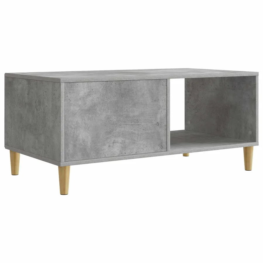 Table basse Gris béton 90 x 50 x 40 cm Bois d'ingénierie - 7
