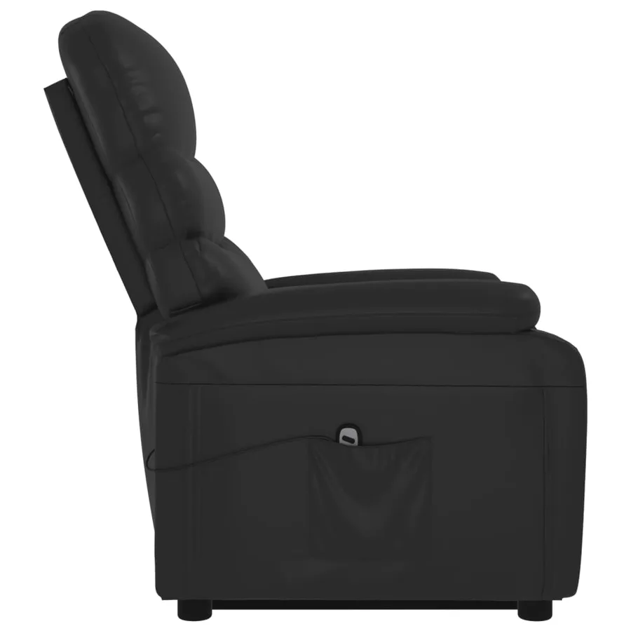 Fauteuil Noir Similicuir - 6