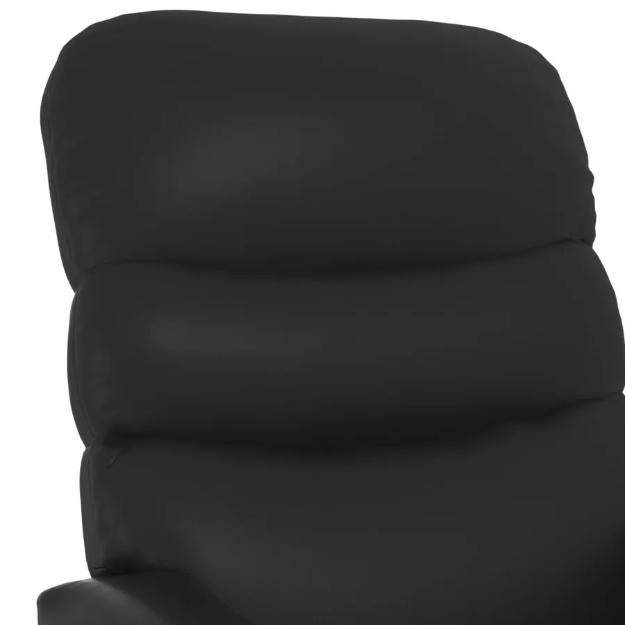 Fauteuil Noir Similicuir - 9