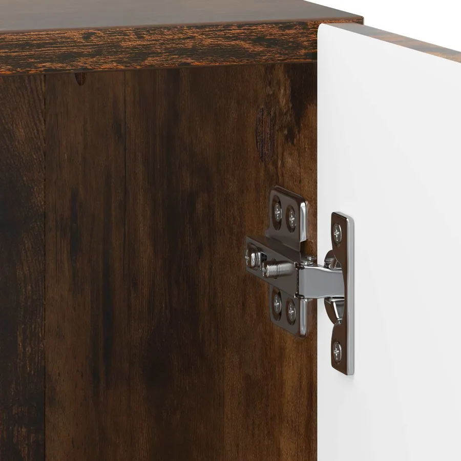 Cabinet de chevet 2 pcs Chêne fumé 43 x 34,5 x 50 cm - 11