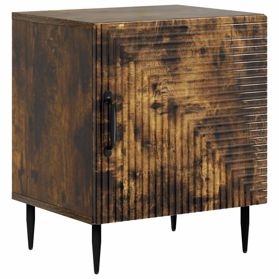 Cabinet de chevet 2 pcs Chêne fumé 43 x 34,5 x 50 cm - 5