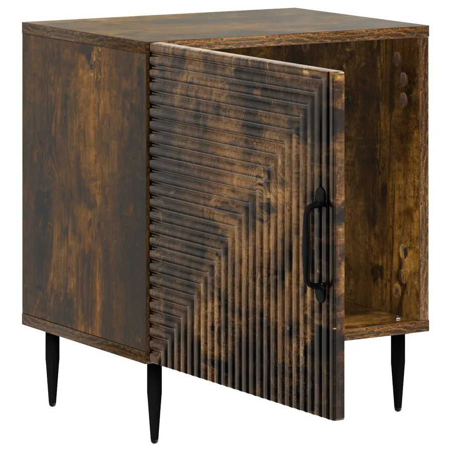 Cabinet de chevet 2 pcs Chêne fumé 43 x 34,5 x 50 cm - 6