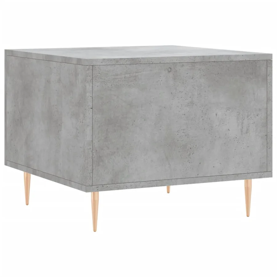 Tables basses 2 pcs gris béton 50x50x40 cm bois d'ingénierie - 9