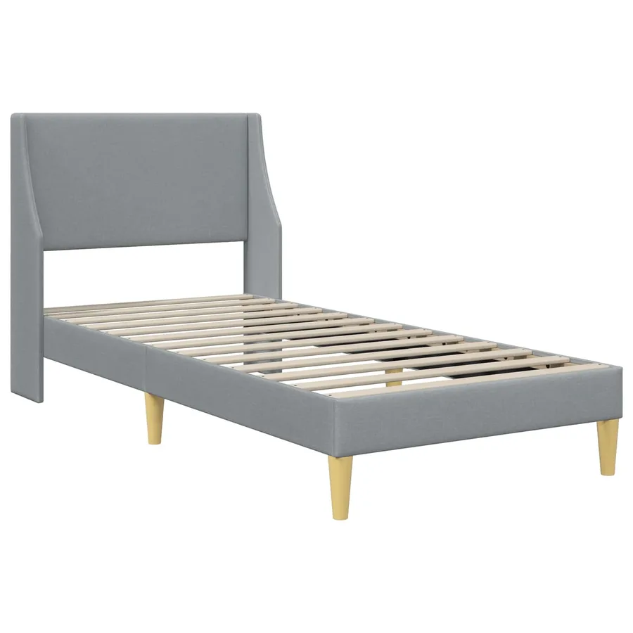 Cadre de lit avec matelas avec tête de lit Polyester - 4
