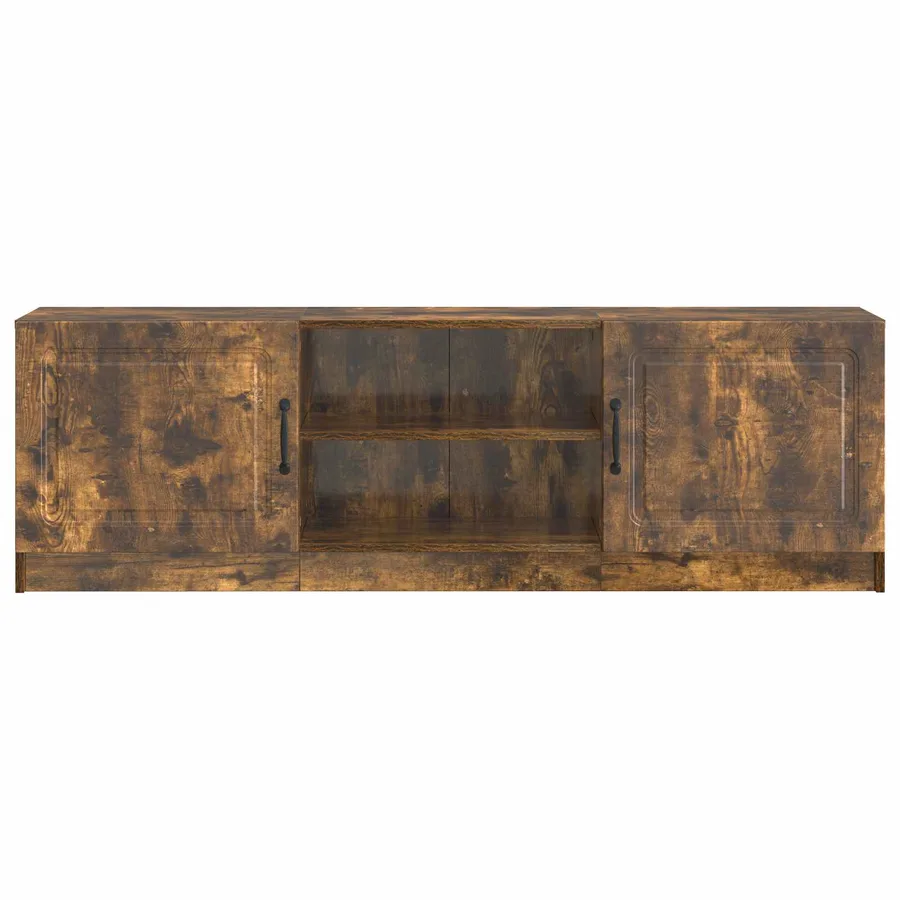 Meuble TV Chêne fumé 150 x 31 x 47 cm Bois d'ingénierie - 6