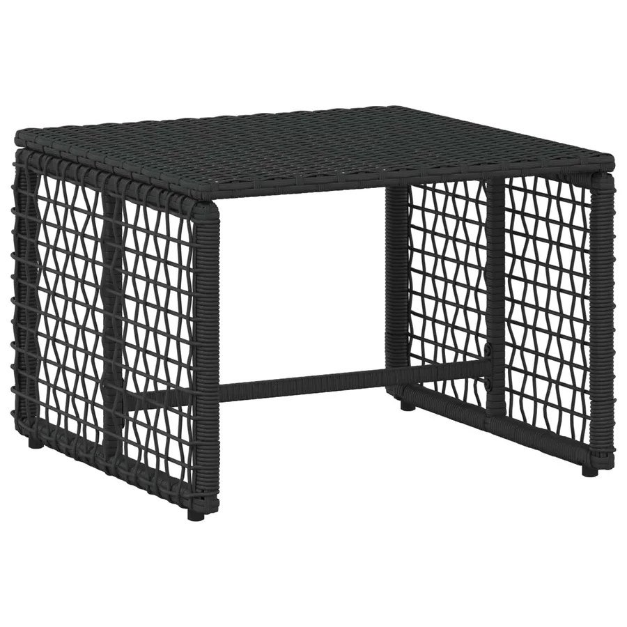 Ensemble de meubles d'extérieur 5 pcs Noir et turquoise - 5