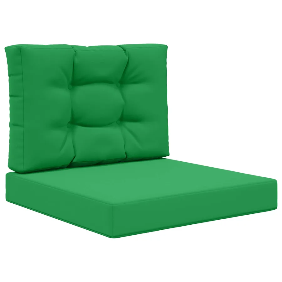 Coussin de canapé d'extérieur 2 pcs Vert Polyester - 2