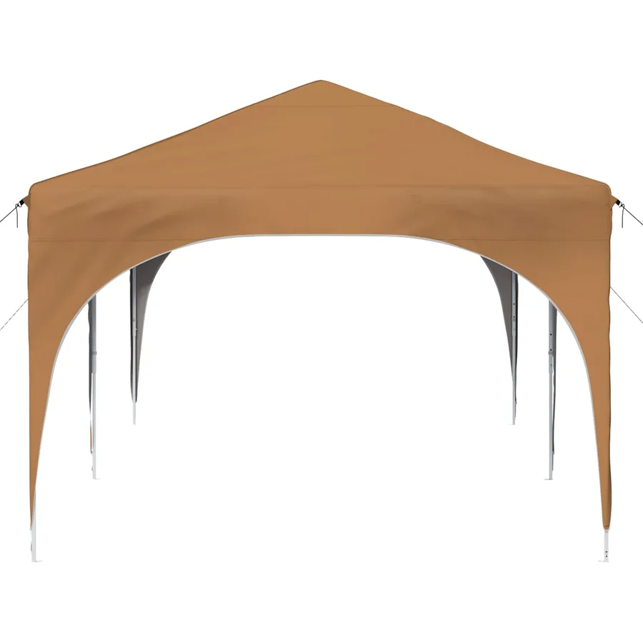 Tente de fête pop-up 575 x 288 x 245 cm Beige Tissu Oxford - 6