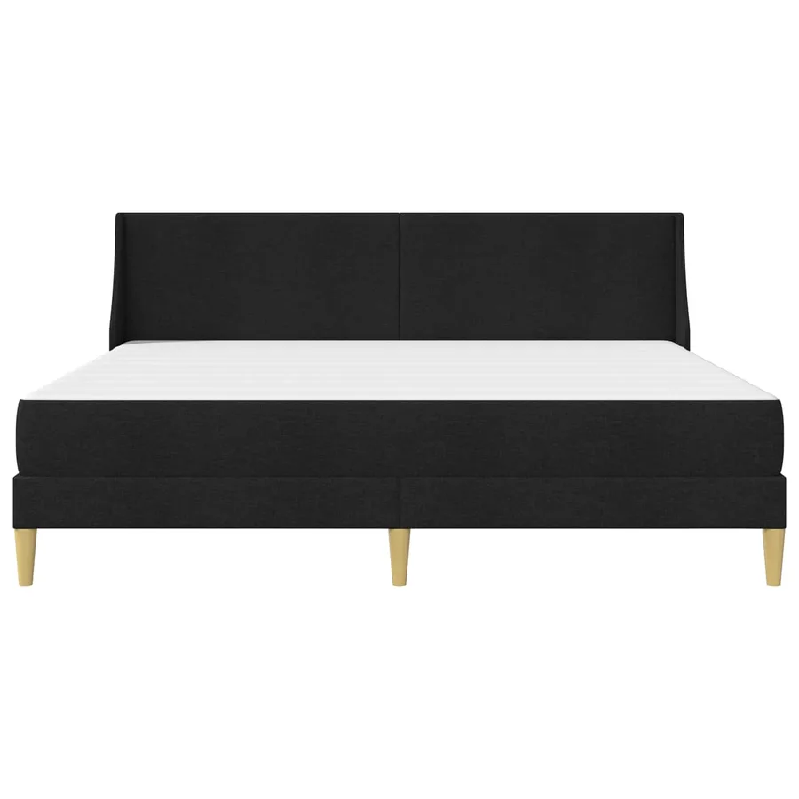 Cadre de lit avec matelas avec tête de lit Polyester - 6