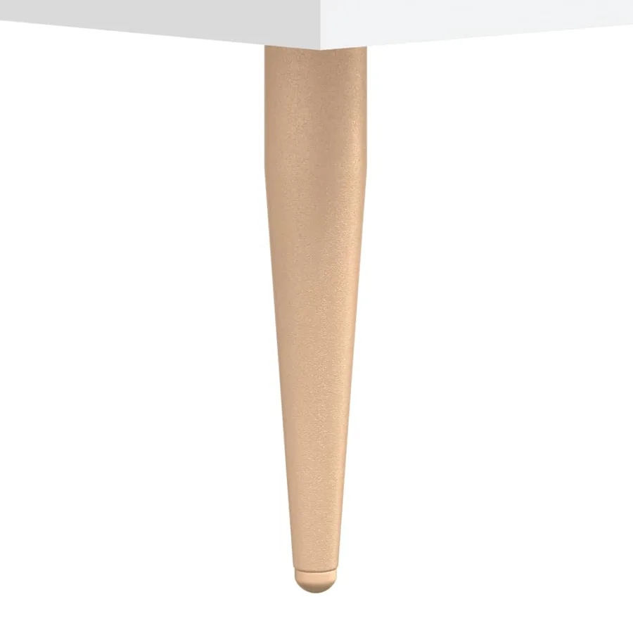 Tables basses 2 pcs blanc 50x50x40 cm bois d'ingénierie - 11