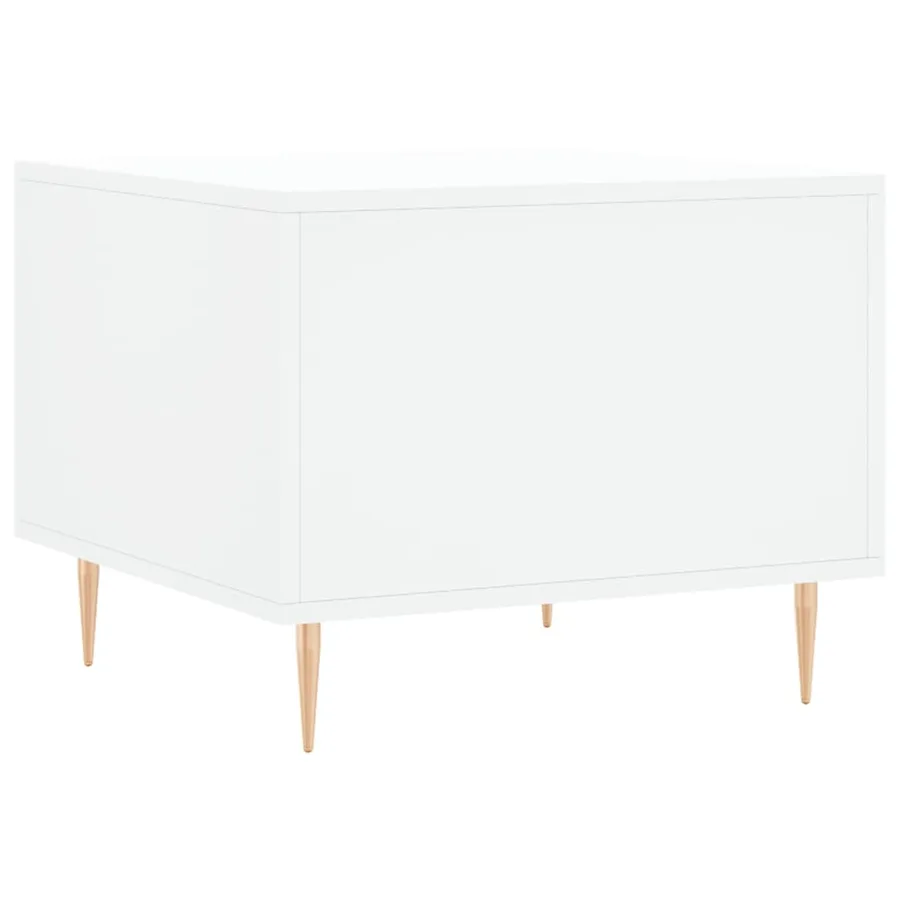 Tables basses 2 pcs blanc 50x50x40 cm bois d'ingénierie - 9