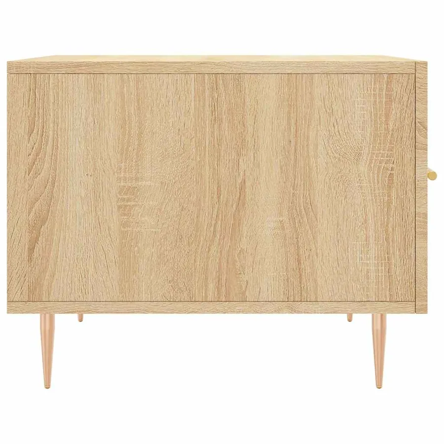 Tables basses 2 pcs chêne sonoma 50x50x40 cm bois d'ingénierie - 8