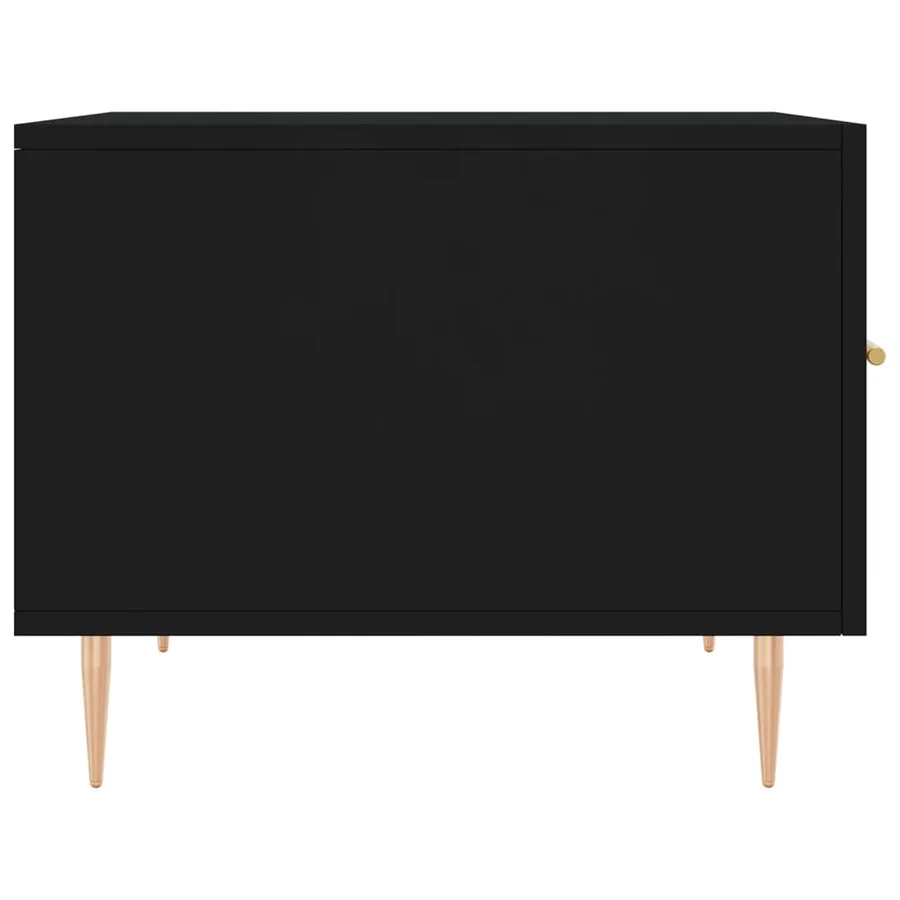 Tables basses 2 pcs noir 50x50x40 cm bois d'ingénierie - 8