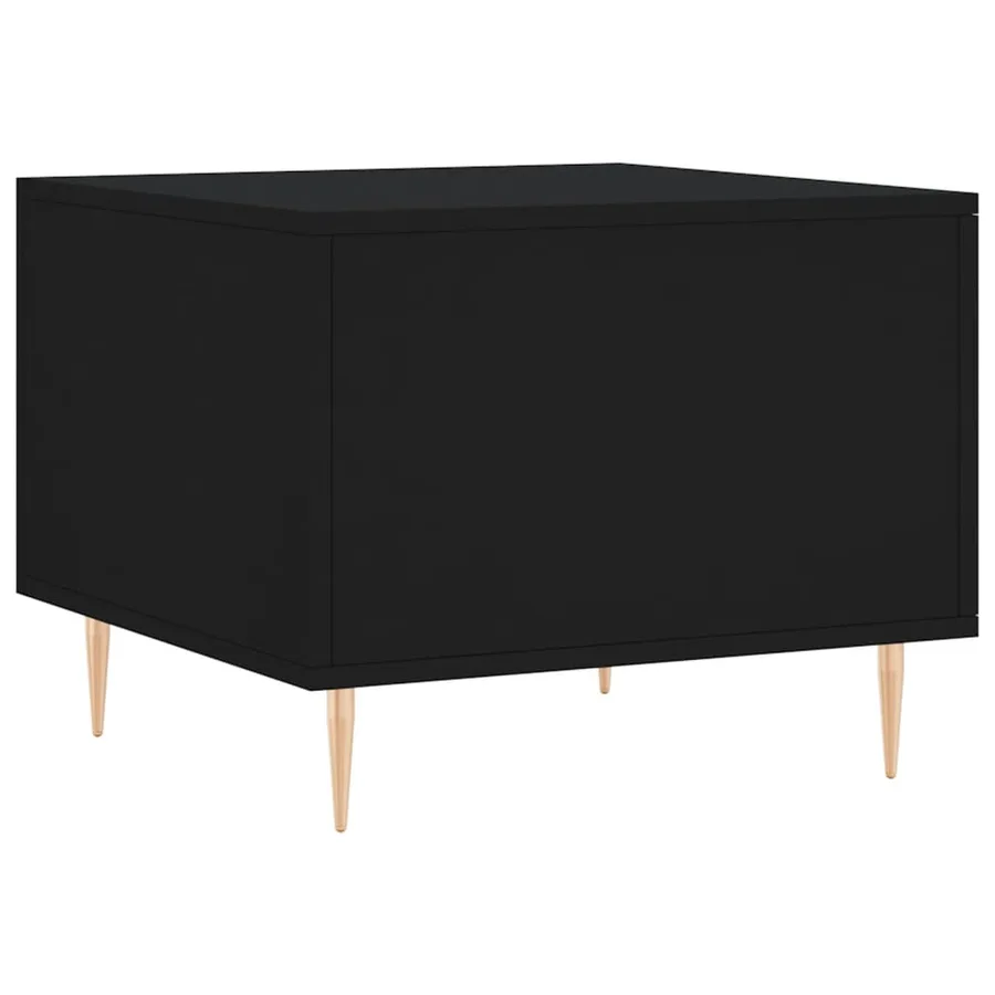 Tables basses 2 pcs noir 50x50x40 cm bois d'ingénierie - 9