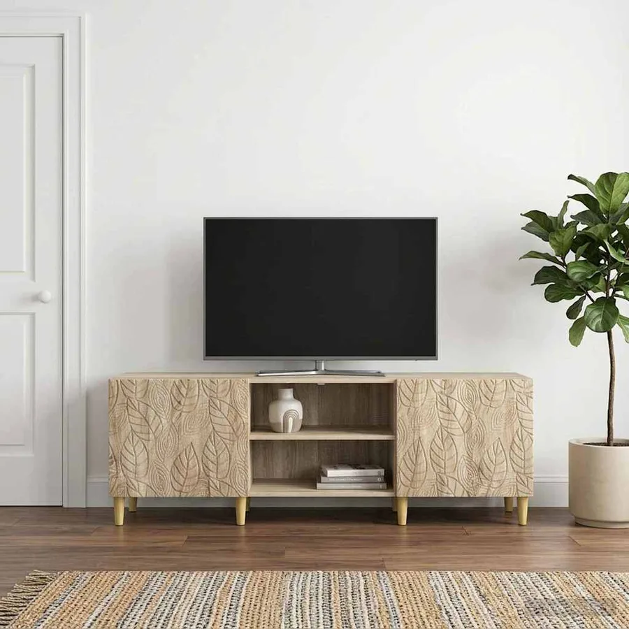 Meuble TV 150 x 31 x 50 cm Chêne Sonoma Bois d'ingénierie - 3
