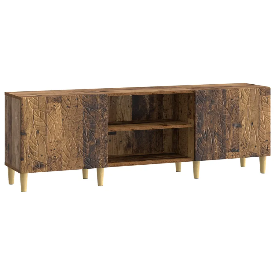 Meuble TV 150 x 31 x 50 cm Bois ancien Bois d'ingénierie - 2