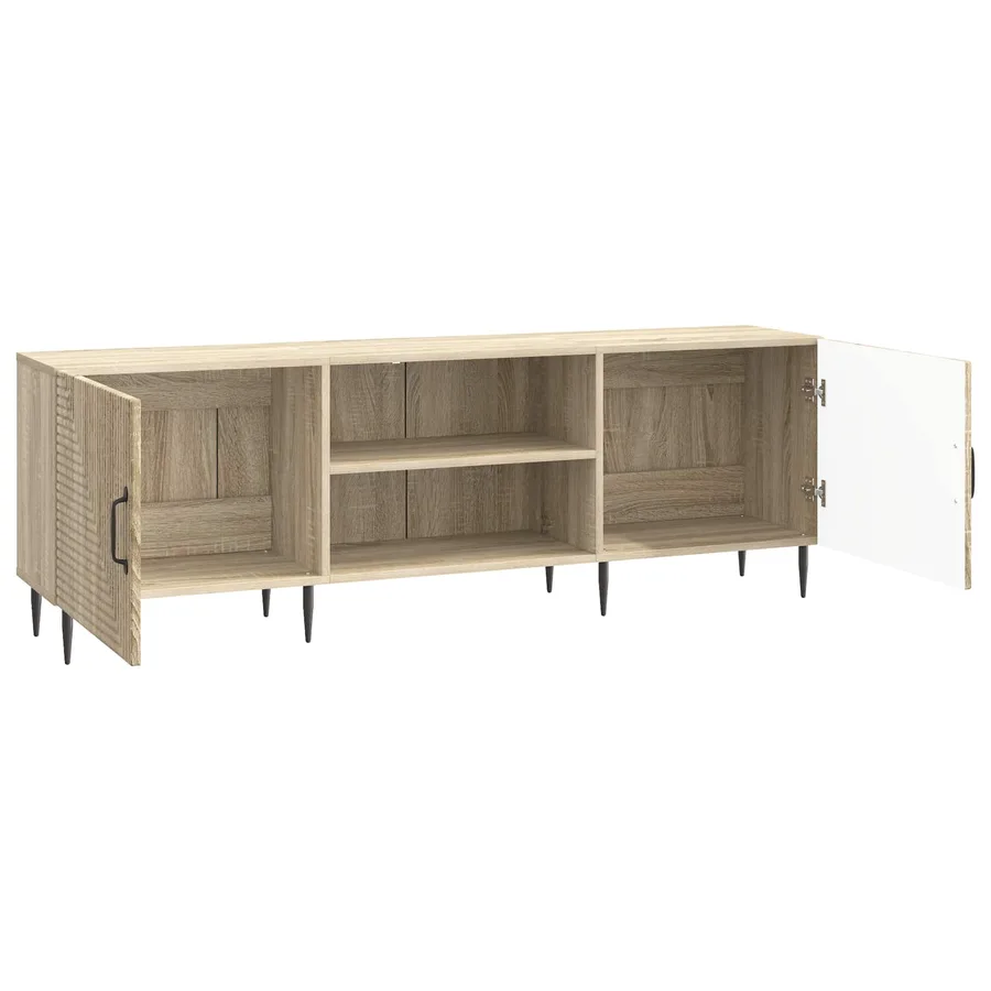 Meuble TV Chêne Sonoma 150 x 31 x 50 cm Bois d'ingénierie - 5