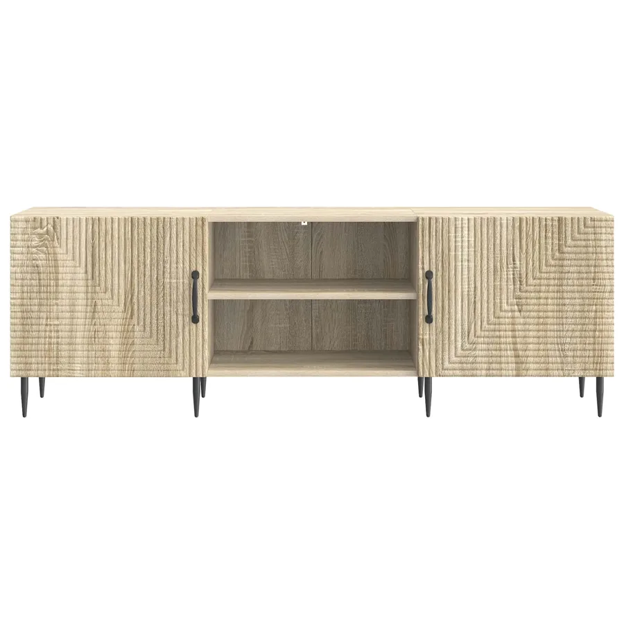 Meuble TV Chêne Sonoma 150 x 31 x 50 cm Bois d'ingénierie - 6