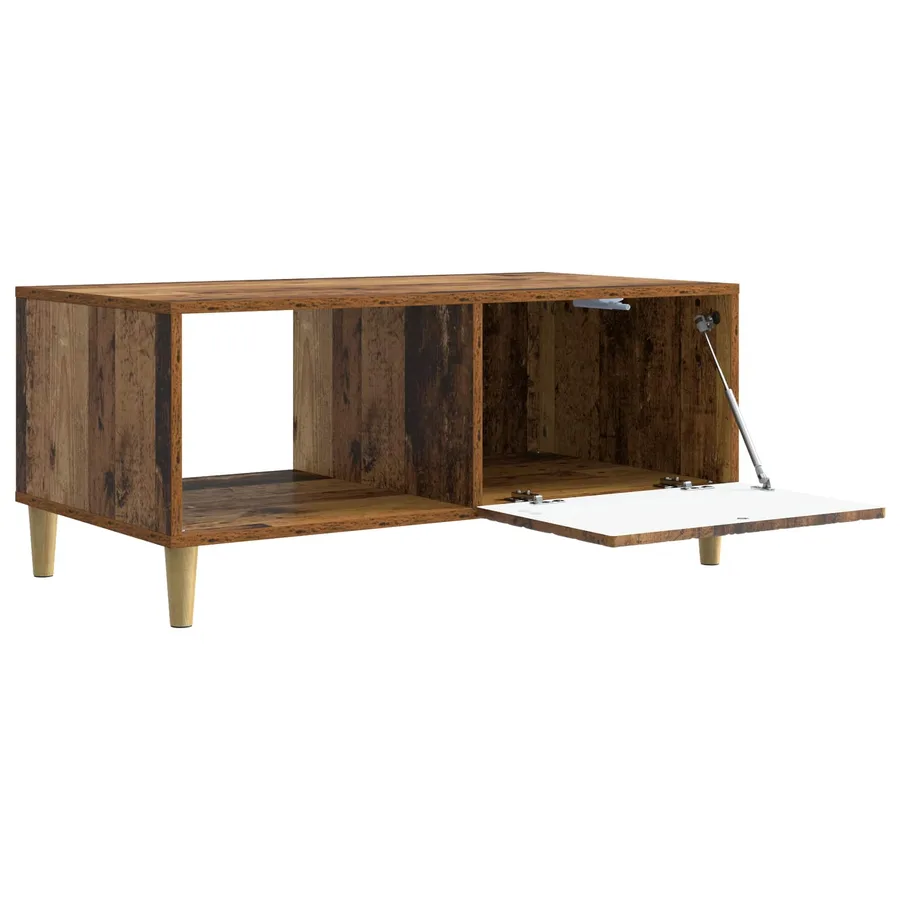 Table basse Bois ancien 90 x 50 x 40 cm Bois d'ingénierie - 3