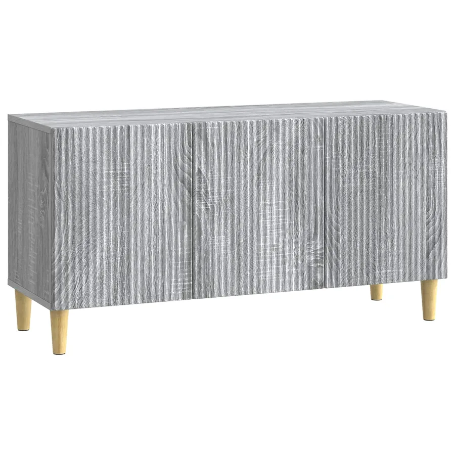 Meuble TV Sonoma gris 99 x 34,5 x 50 cm Bois d'ingénierie - 2