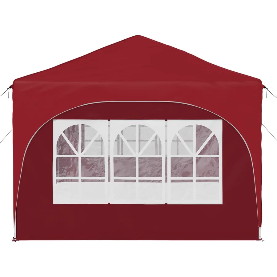 Tente de fête pop-up 575 x 288 x 245 cm Bordeaux Tissu Oxford - 6