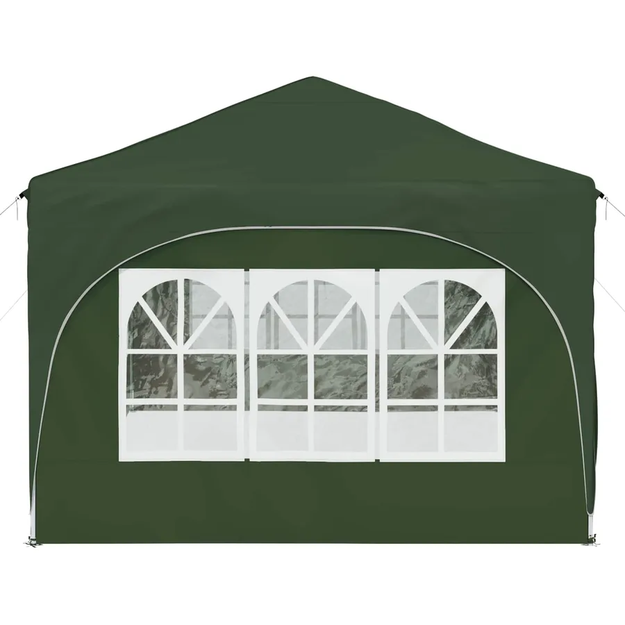 Tente de fête pop-up 575 x 288 x 245 cm Vert Tissu Oxford - 7
