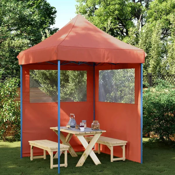 Tente de fête Terre cuite 200 x 200 x 306 cm Tissu Oxford