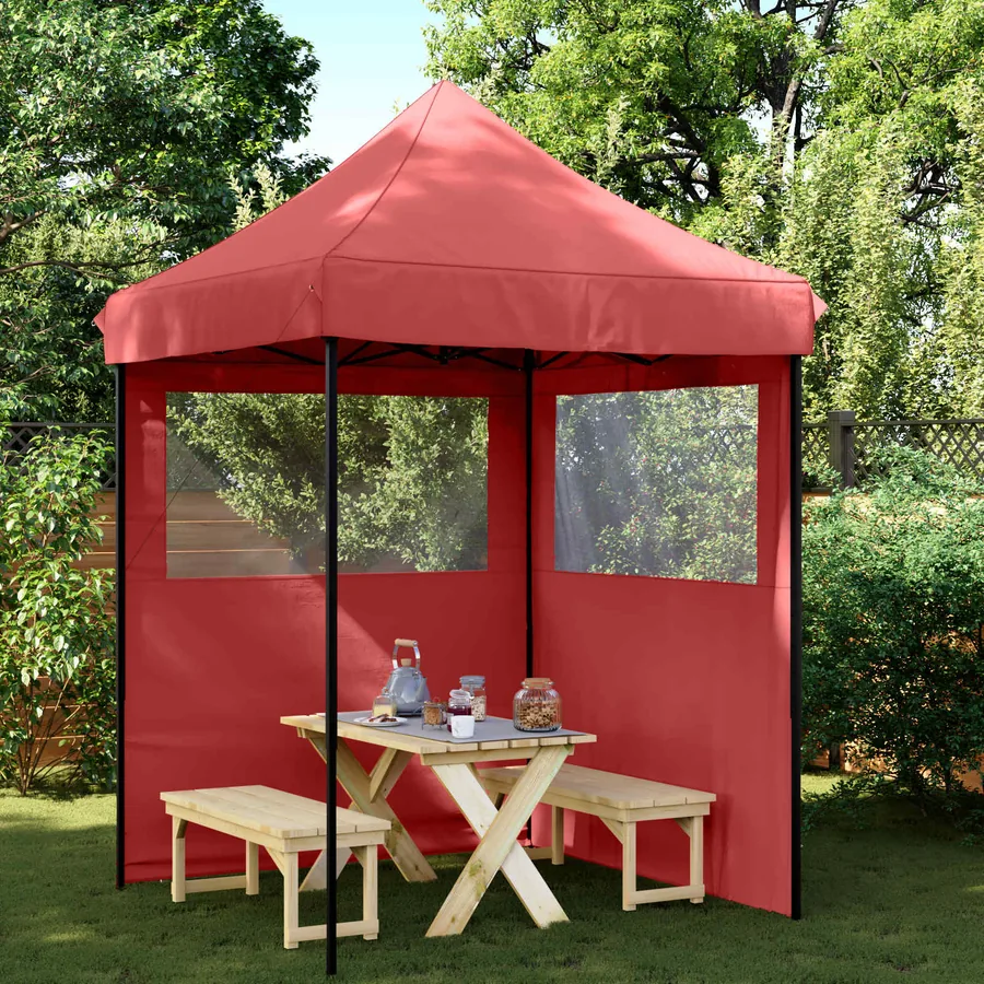Tente de fête Bordeaux 200 x 200 x 306 cm Tissu Oxford