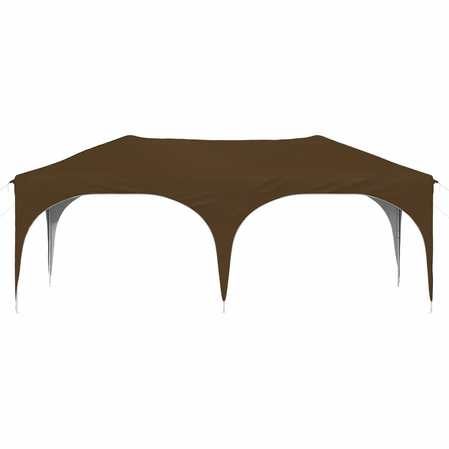 Tente de fête pop-up 575 x 288 x 245 cm Taupe Tissu Oxford - 5