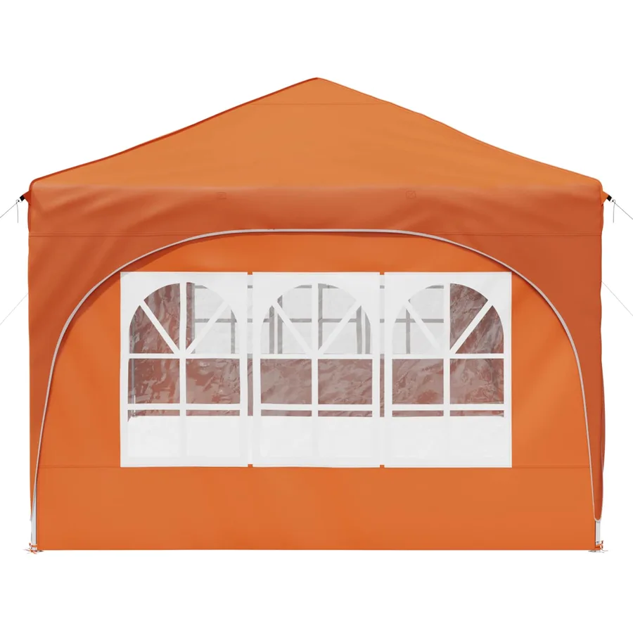 Tente de fête pop-up 575 x 288 x 245 cm Orange Tissu Oxford - 7