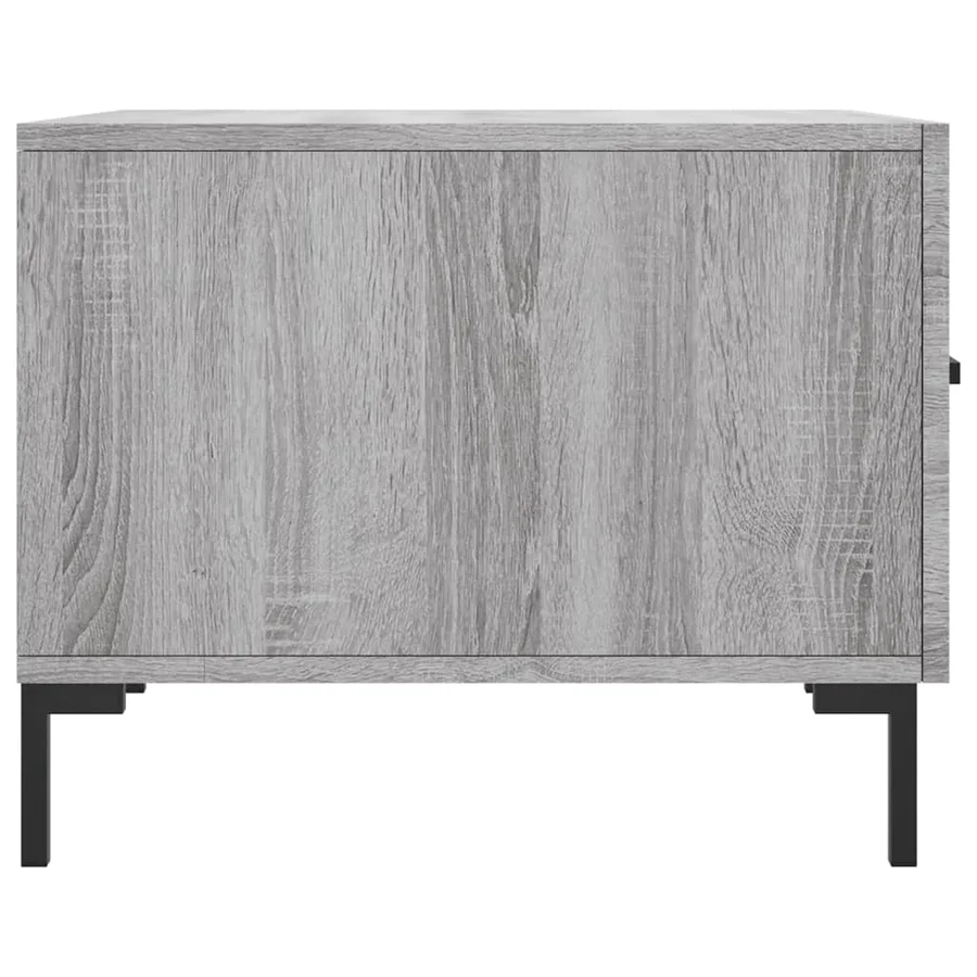 Tables basses 2 pcs sonoma gris 50x50x40 cm bois d'ingénierie - 8