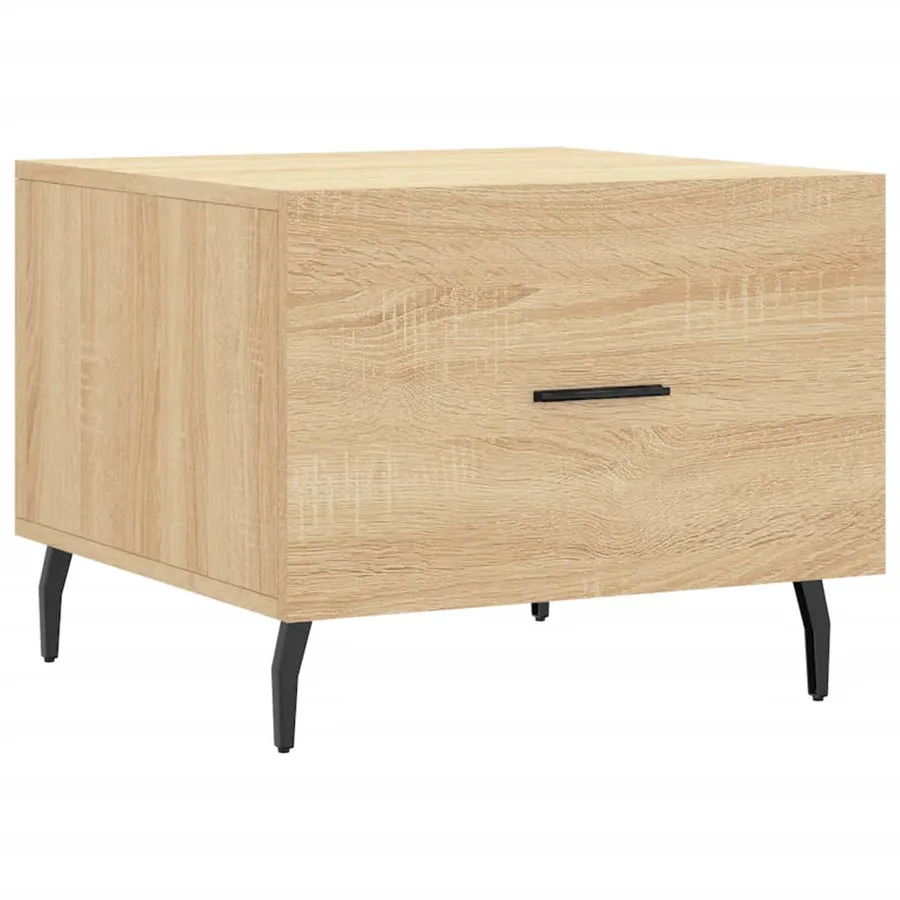 Tables basses 2 pcs chêne sonoma 50x50x40 cm bois d'ingénierie - 5