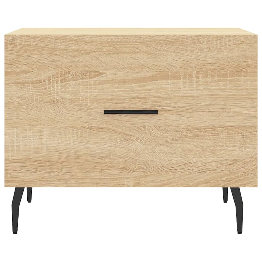 Tables basses 2 pcs chêne sonoma 50x50x40 cm bois d'ingénierie - 6